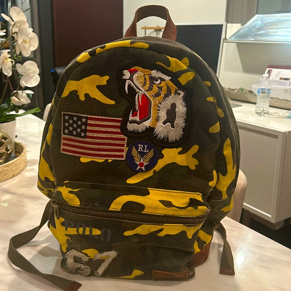 Ralph Lauren Polo rugby book bag